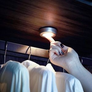 6pcs Wireless Closet Cabinet LED Touch Light-Bright
